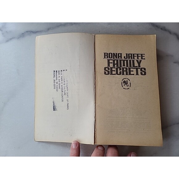 Family Secrets By Rona Jaffe Paperback - Picture 2 of 10